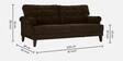 Dreamer Fabric Sofa Set (3+1+1) In Dark Earth Colour