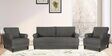 Dreamer Fabric Sofa Set (3+1+1) In Grey Colour