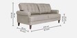 Dreamer Fabric Sofa Set (3+1+1) In Pearl Colour