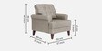 Dreamer Fabric Sofa Set (3+1+1) In Pearl Colour