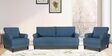 Dreamer Fabric Sofa Set (3+1+1) In Sapphire Blue Colour