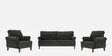 Dreamer Fabric Sofa Set (3+1+1) In Smoke Grey Colour