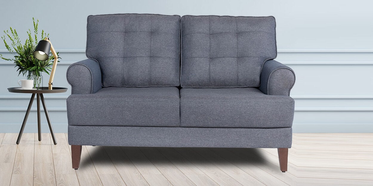 Buy Dreamer 2 Seater Sofa In Omega Blue Colour By Wakefit Online