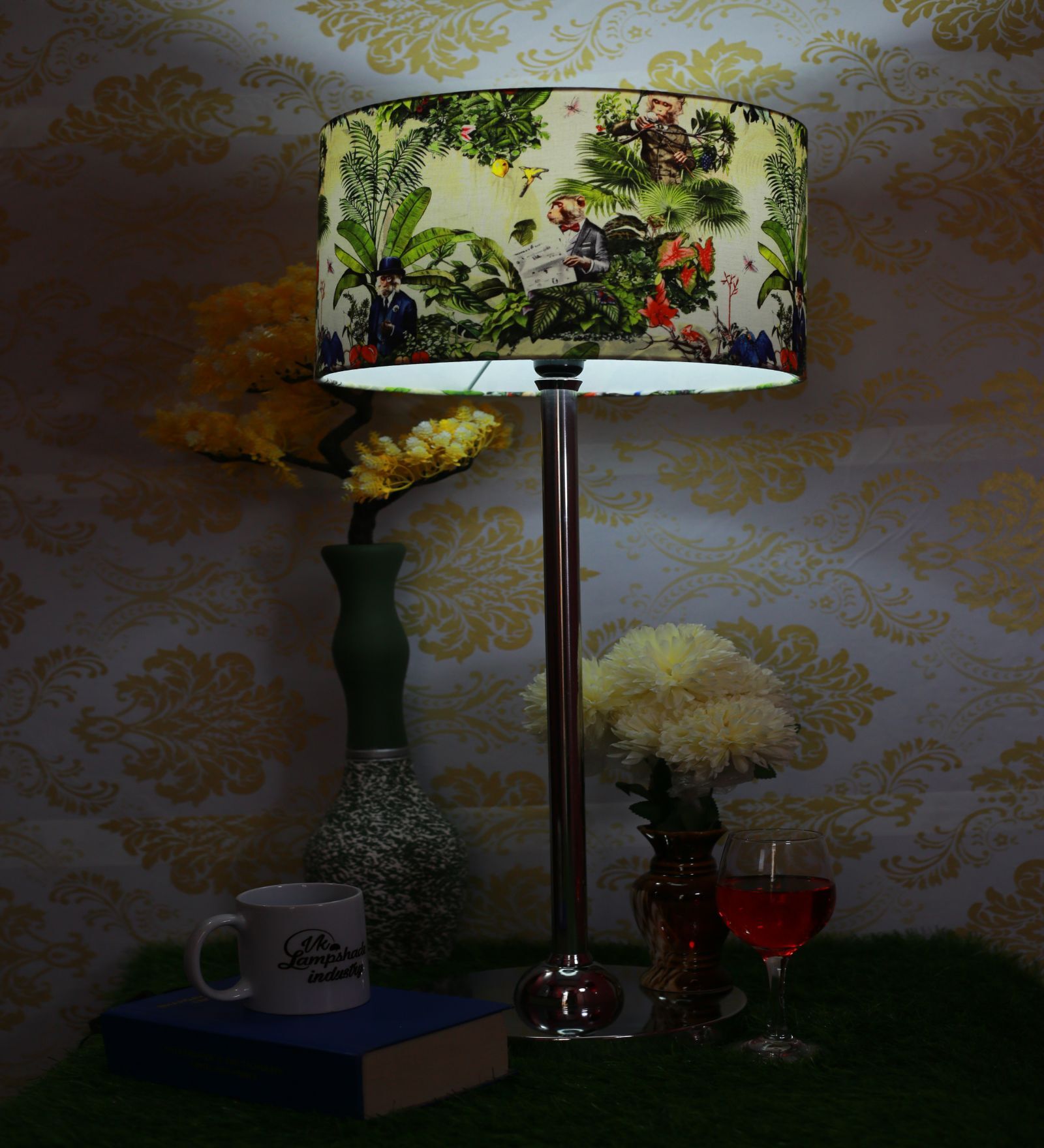 Dr. Monkey Printed Lampshade