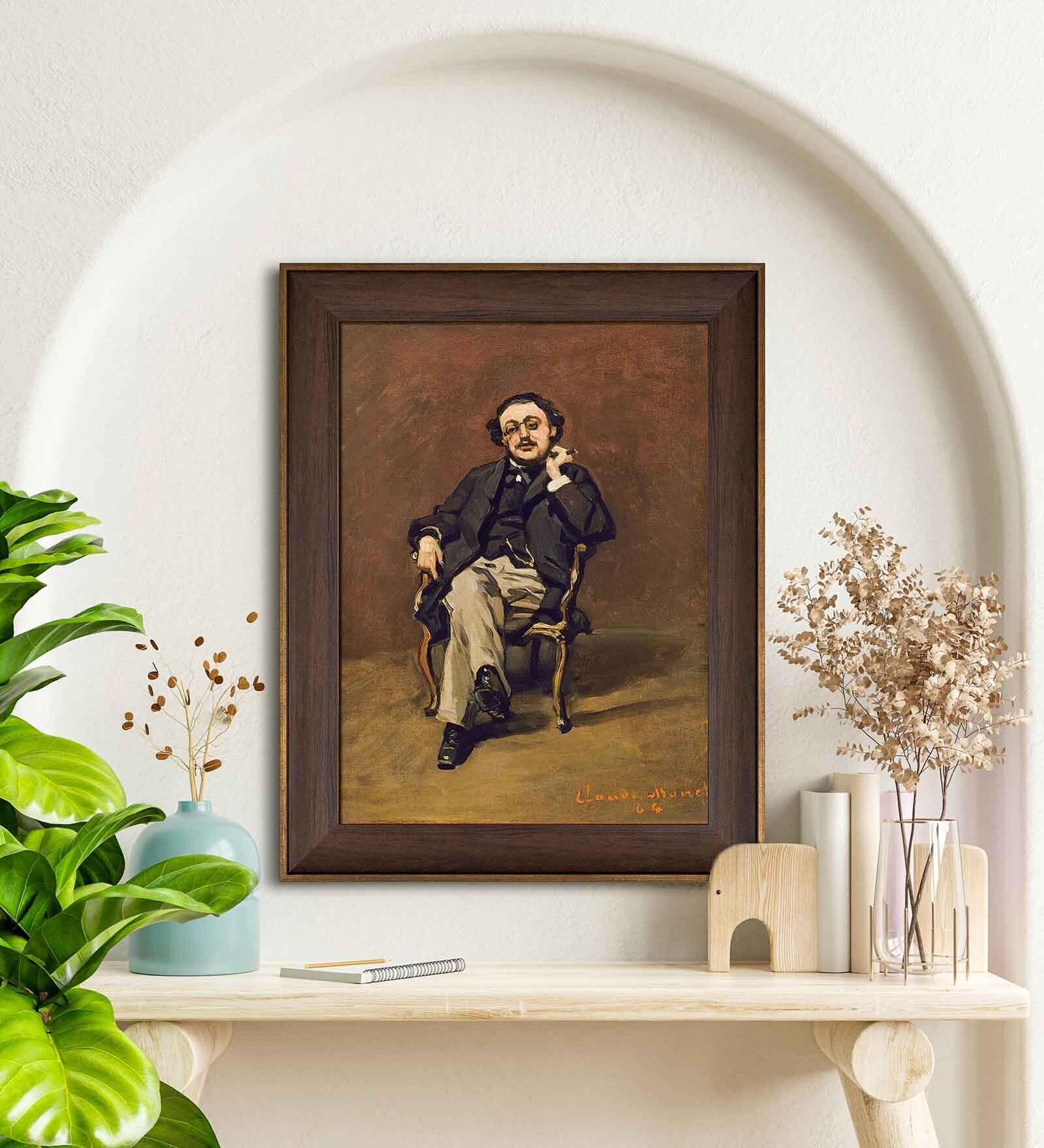 Buy Decorative Method Multicolour Canvas Framed Abstract Art Print at