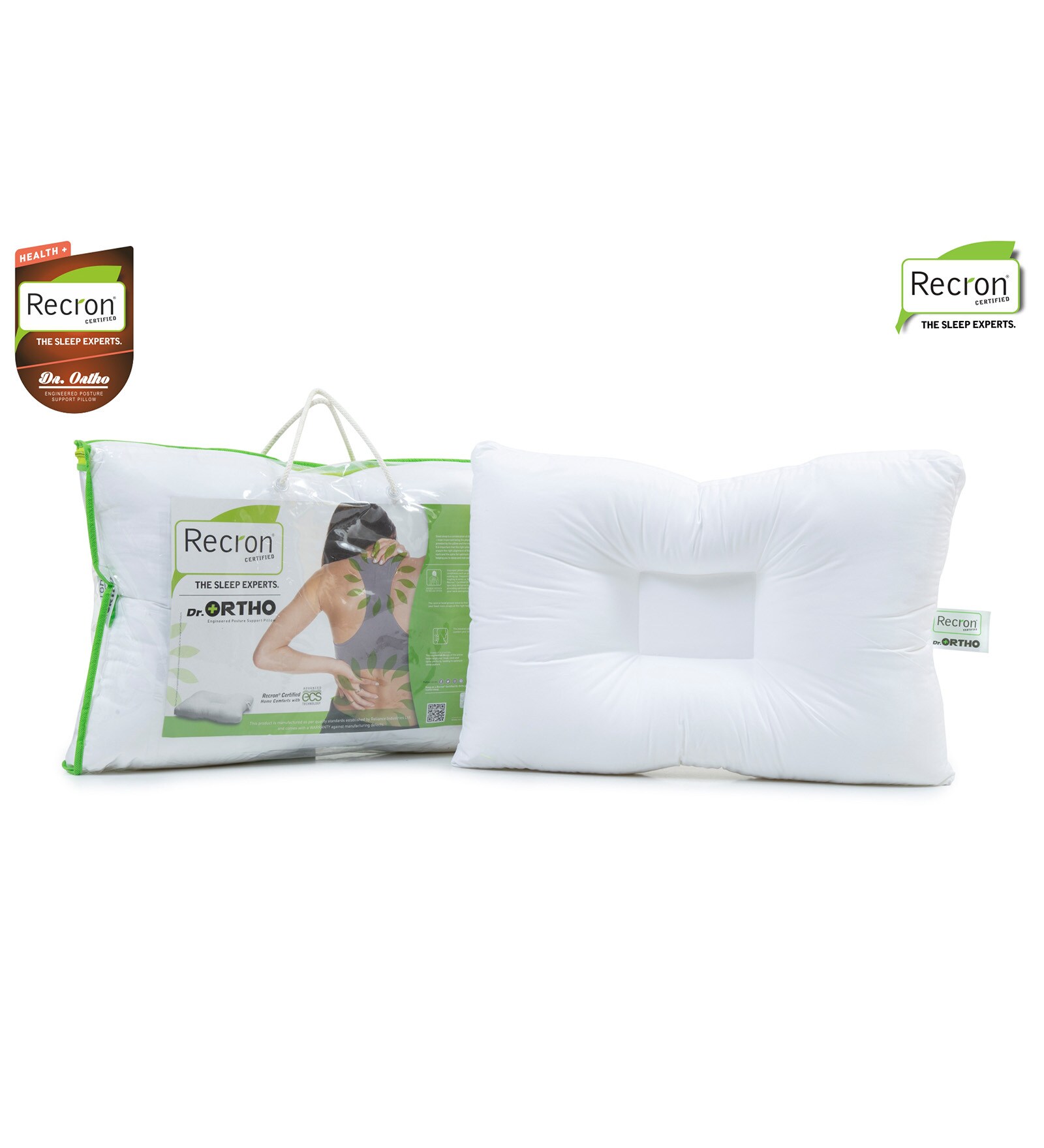 Dr.Ortho White Fiber 16x24 Inch Pillow Insert