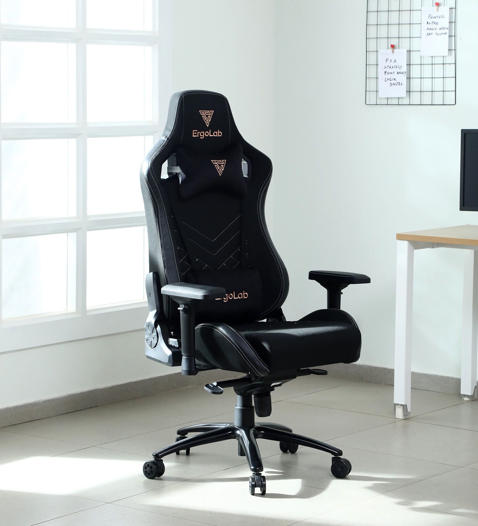 Dragon Fabric Gaming Chair in Black Colour