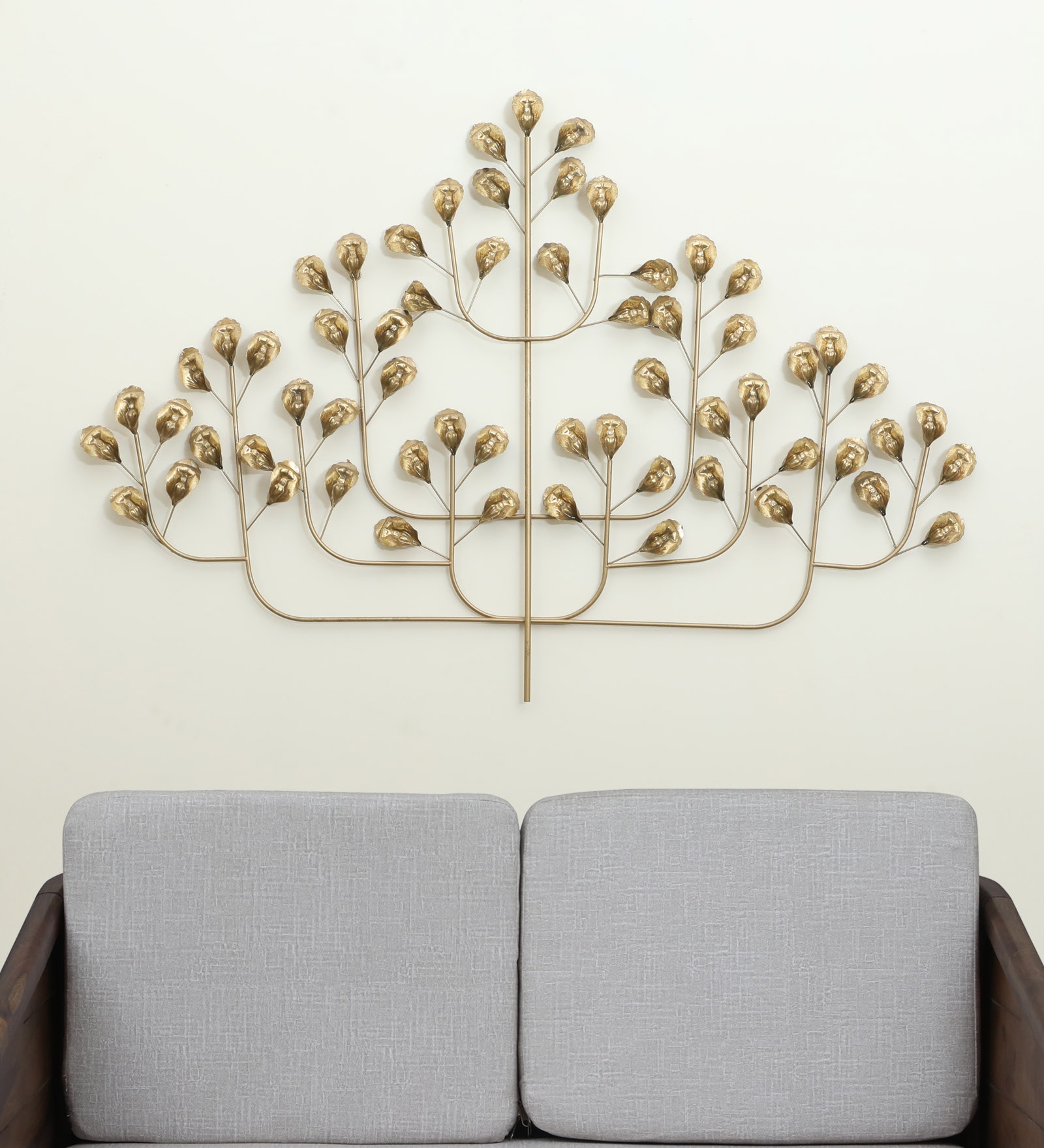 Dream Golden Multicolour Iron Wall Art