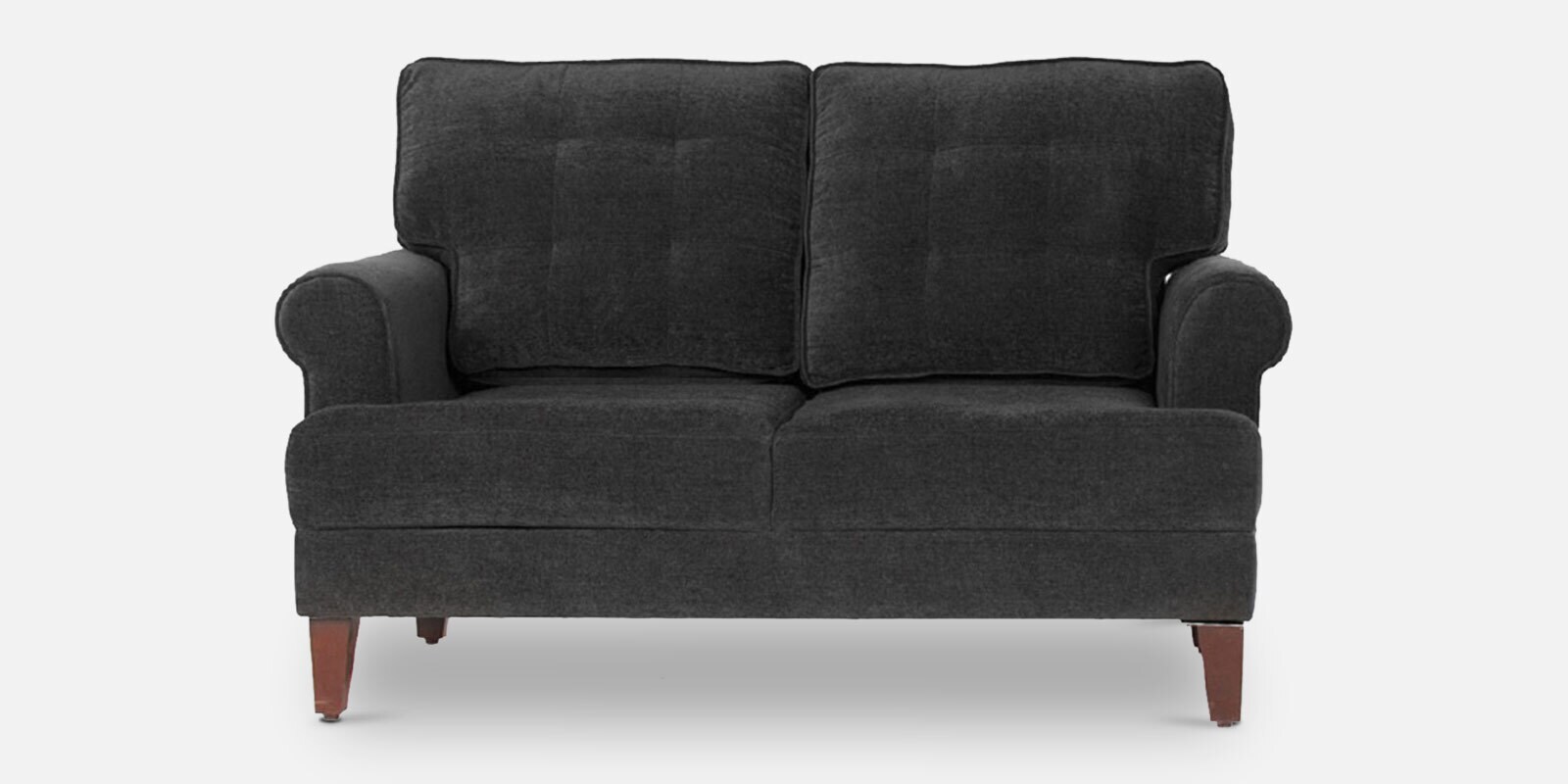 Buy Dreamer Fabric 2 Seater Sofa in Smoke Grey Colour at 22 OFF by