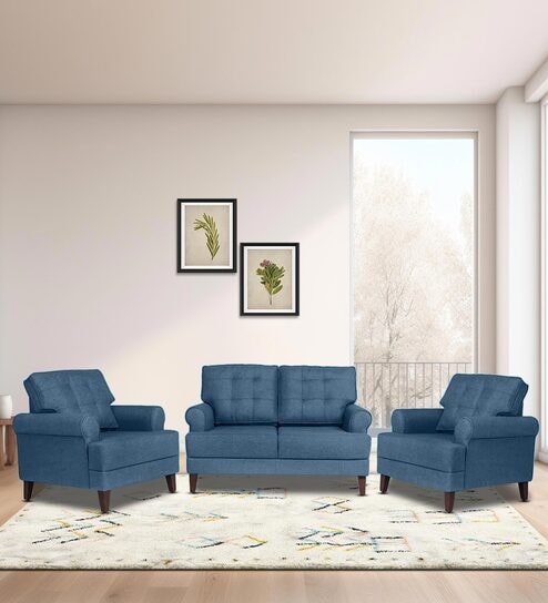 Sofa set store blue colour