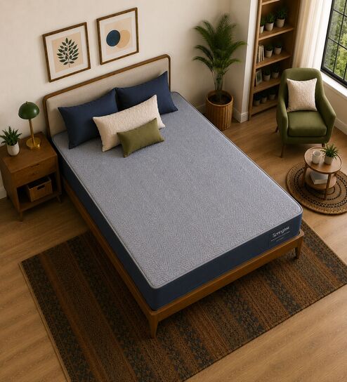 Dreamer Orthopedic 3 Layered Dual Comfort 6 Inch Memory & HR Foam Mattress In Queen Size