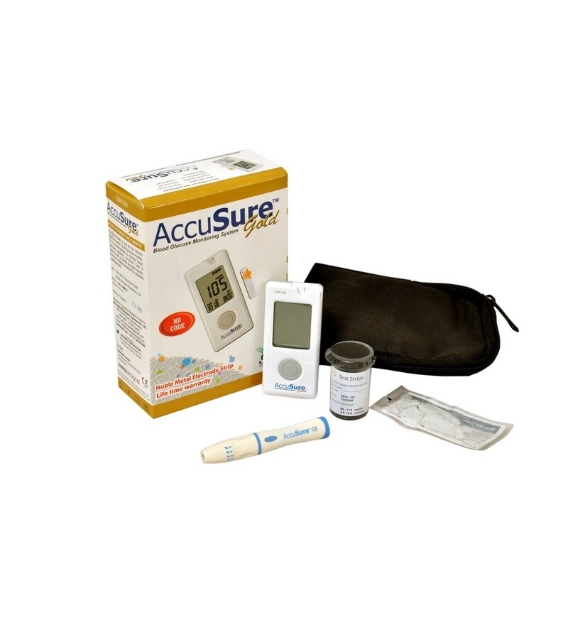 Buy Dr Gene Accusure Gold Glucose Monitor System Glucose Meter (Free 10