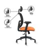 Draco High Back Ergonomic Chair in Black & Orange Colour