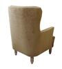 Dracut Fabric Wing Chair in Fawn Brown Colour