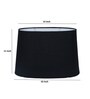 Dragon Egg Table Lamp with Oval shaped Black colour Lampshade