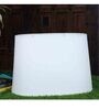 Dragon Egg Table Lamp with Tapered White  Lampshade