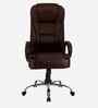 Dragon Leatherette HB Executive Chair In Brown Colour