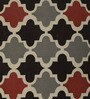 Drake Fabric Seating Stool In Provincial Teak Finish
