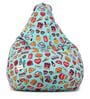 Drama Queen Classic Xxl Bean Bag With Beans In Multi Colour