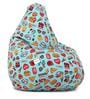 Drama Queen Classic Xxl Bean Bag With Beans In Multi Colour