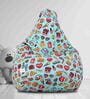Drama Queen Classic Xxl Bean Bag With Beans In Multi Colour