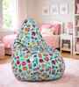 Drama Queen Classic Xxl Bean Bag With Beans In Multi Colour