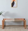 Draper Acacia Wood 2 Seater Bench In Natural Finish