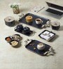 Silver Steel Dravelion Blue Pearl Large Storage Box