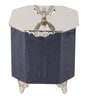 Silver Steel Dravelion Blue Pearl Large Storage Box