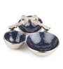 Silver Aluminium Dravelion Blue Pearl Platter