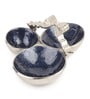 Silver Aluminium Dravelion Blue Pearl Platter