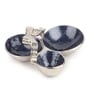 Silver Aluminium Dravelion Blue Pearl Platter