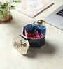 Silver Steel Dravelion Blue Pearl Small Storage Box