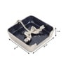 Nkl Enamel Aluminium Dravelion Blue Pearl Tissue Holder