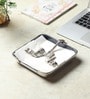 Nkl Enamel Aluminium Dravelion Blue Pearl Tissue Holder