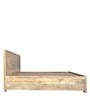 Dravidian Queen Size Bed With Box Storage Vintage White Finish