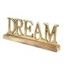 Dream Gold Wood & Aluminium Showpiece