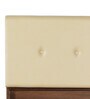Dream Queen Size Upholstered Bed with Storage In Light Brown Finish