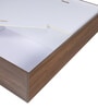 Dream Queen Size Upholstered Bed with Storage In Light Brown Finish