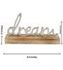 Dream Silver Wood & Aluminium Showpiece