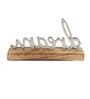Dream Silver Wood & Aluminium Showpiece