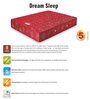 Dream Sleep Single Bed 78x36x6 Bonnell Spring Mattress (Free Pillow)