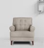 Wakefit Dreamer Fabric 1 Seater Sofa in Omega Pearl Colour