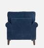 Dreamer Fabric 1 Seater Sofa in Cobalt Blue Colour