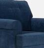 Dreamer Fabric 1 Seater Sofa in Cobalt Blue Colour