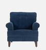 Dreamer Fabric 1 Seater Sofa in Cobalt Blue Colour
