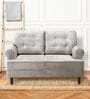 Wakefit Dreamer Fabric 2 Seater Sofa In White Colour