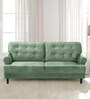 Wakefit Dreamer Fabric 3 Seater Sofa In Green Colour