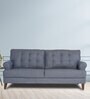 Wakefit Dreamer Fabric 3 Seater Sofa in Omega Blue Colour