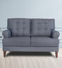 Wakefit Dreamer Fabric 2 Seater Sofa in Omega Blue Colour